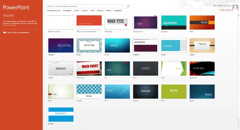 Microsoft PowerPoint Microsoft PowerPoint
